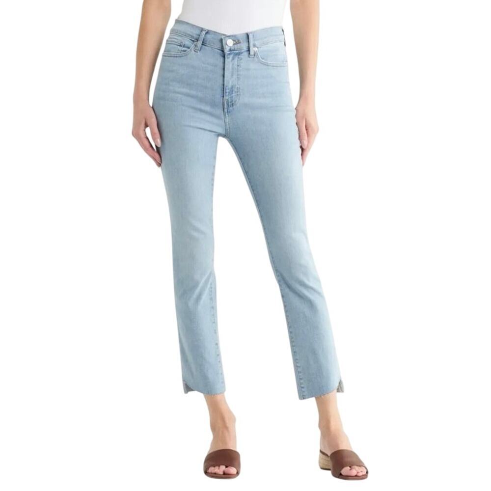 FRAME Le High Skinny Jeans High Waisted Straight Women’s 31 Wilson Cascade Hem